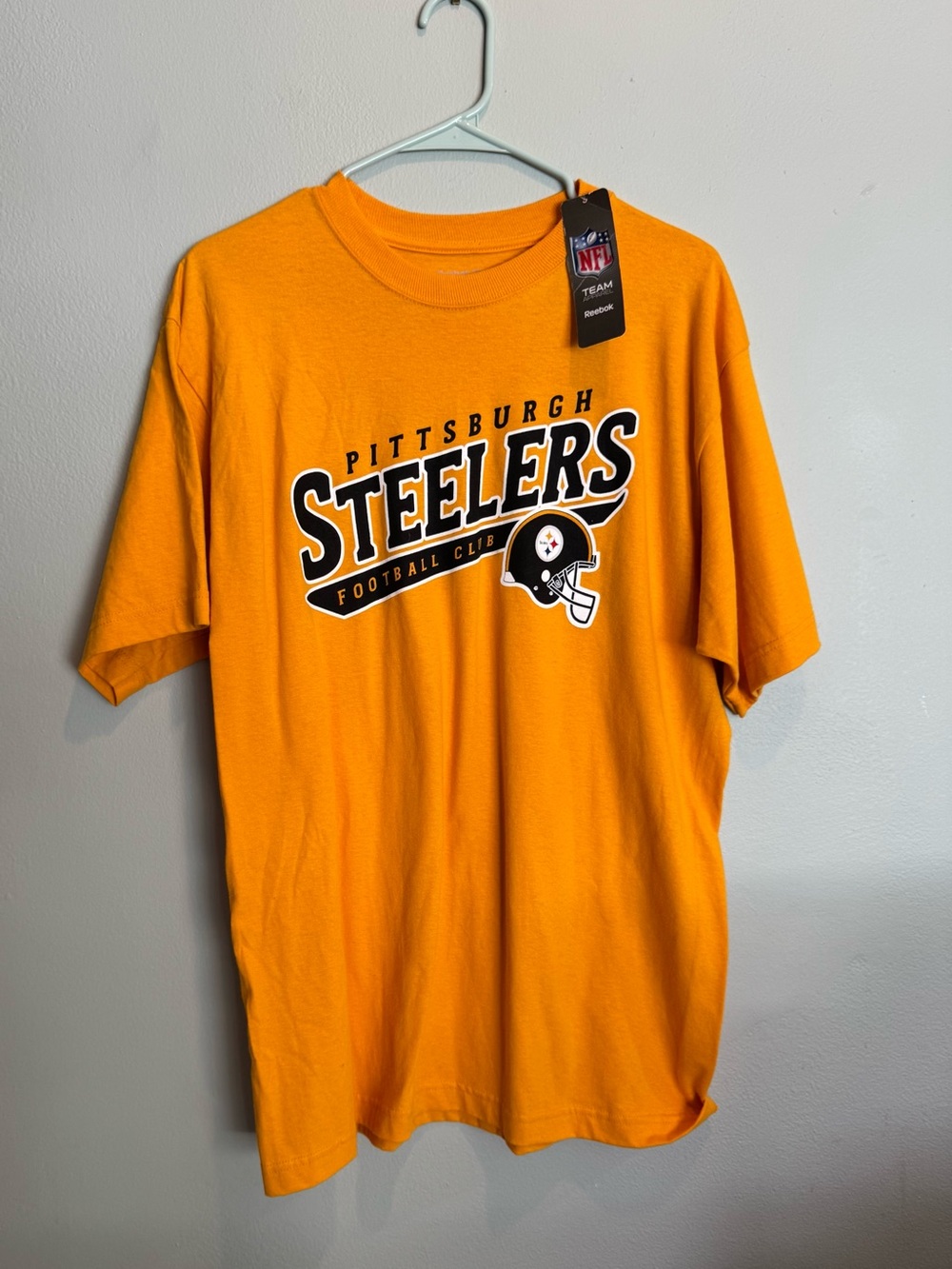Reebok Yellow Pittsburgh Steelers Graphic Tee
